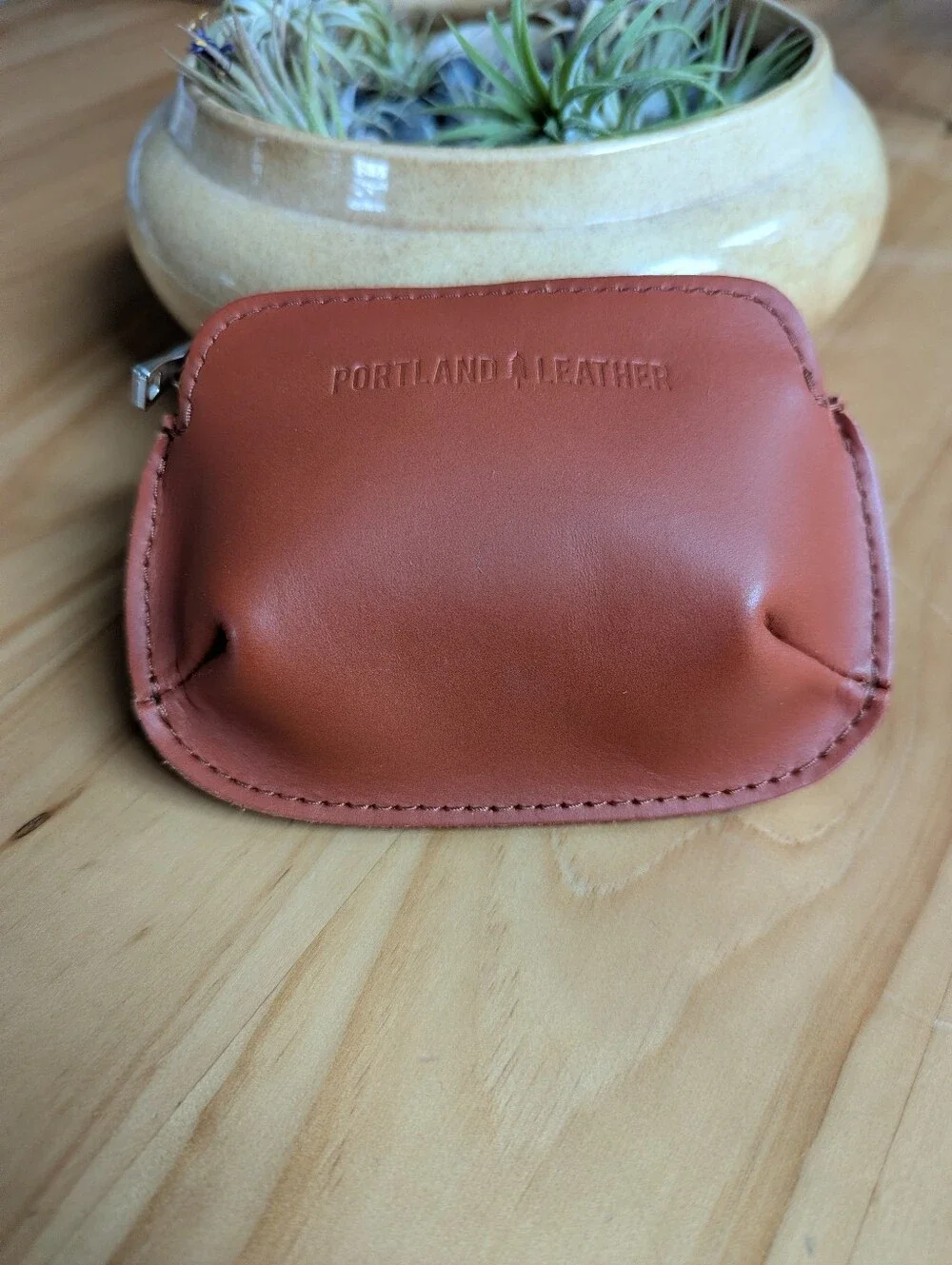 Portland Leather - Small Pinch Pouch - Honey - Like New
